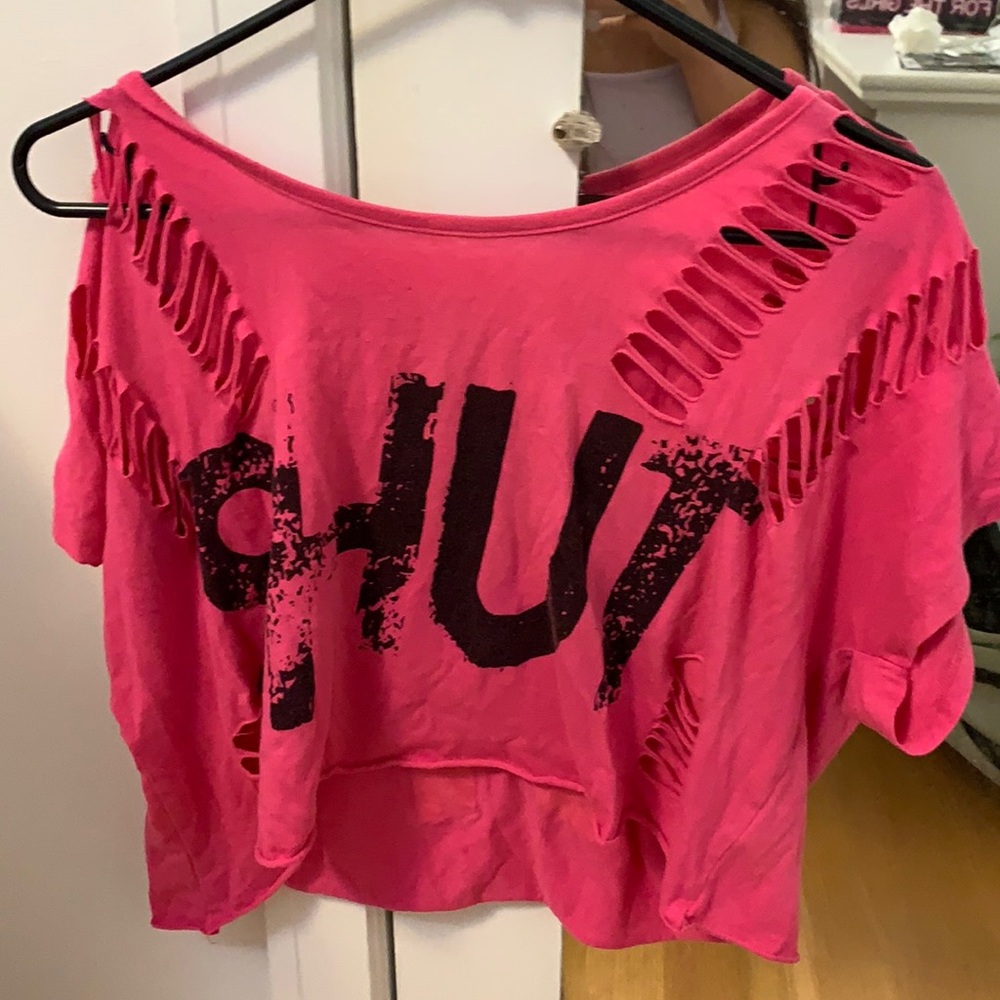 Ripped up crop top
